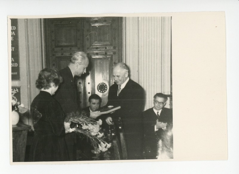 Hans Kruusi tervitab Feodor Klement