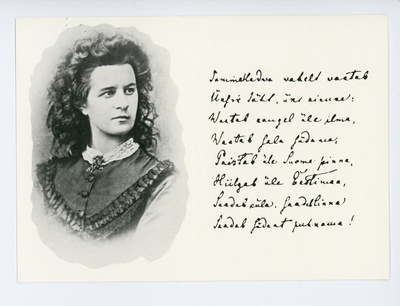 Lydia Koidula luuletus kirjas Aspelinile 1869  duplicate photo
