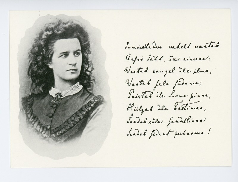 Lydia Koidula luuletus kirjas Aspelinile 1869