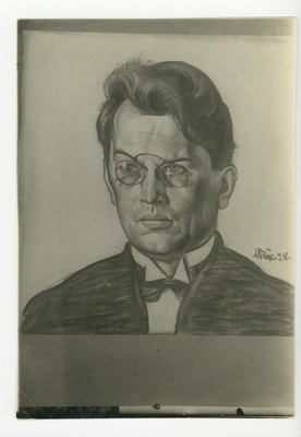 Nikolai Triik, Friedebert Tuglase portree, 1928  duplicate photo