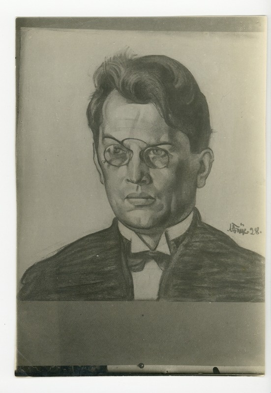 Nikolai Triik, Friedebert Tuglase portree, 1928