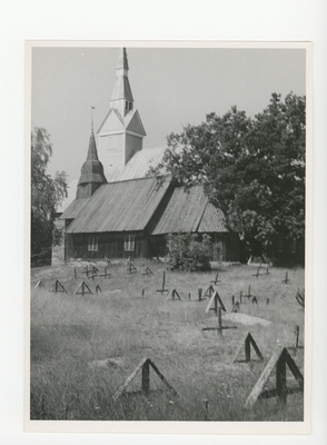 Ruhnu surnuaed kirikuga, 1939  duplicate photo