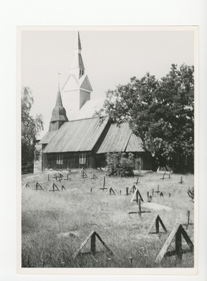 Ruhnu surnuaed kirikuga, 1939  duplicate photo