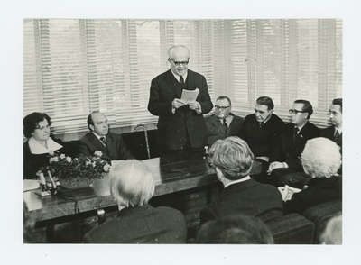 Kõneleb Hans Kruus, 02.03.1976  duplicate photo