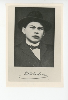 Friedebert Mihkelson (Tuglas), 1904  duplicate photo