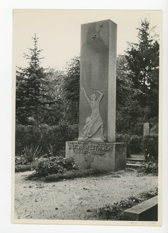 Jakob Westholmi hauasammas, 09.1948