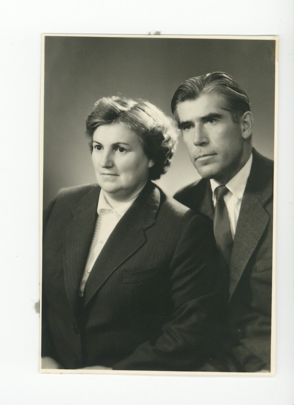 Eduardas Astramskas abikaasaga, 1961
