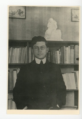 Friedebert Tuglase portree Oulunkyläs, 1914  duplicate photo