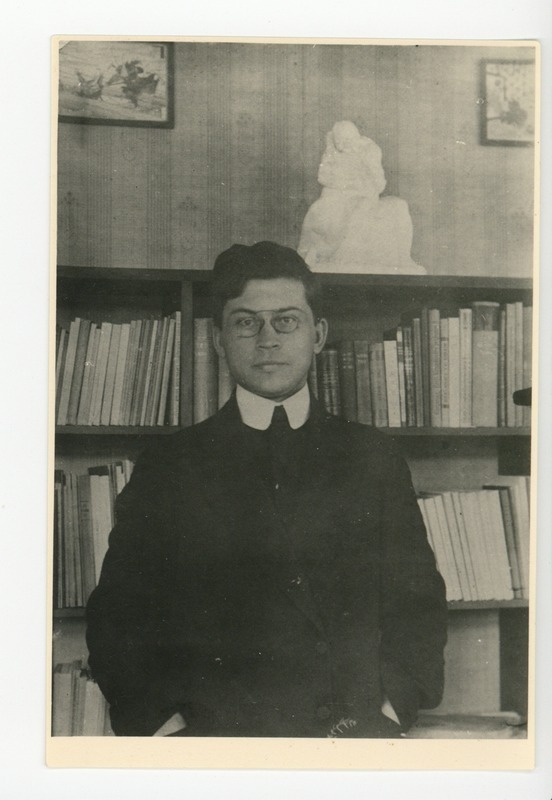 Friedebert Tuglase portree Oulunkyläs, 1914