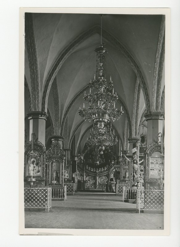 Narva kiriku sisevaade, 1939