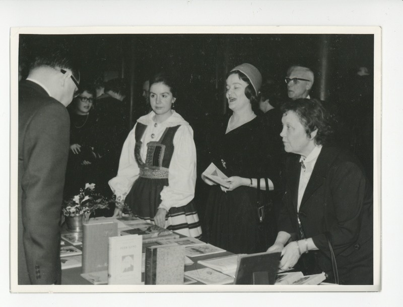Marie Underi 80 juubelisünnipäeva aktus Stockholmis 03.1963