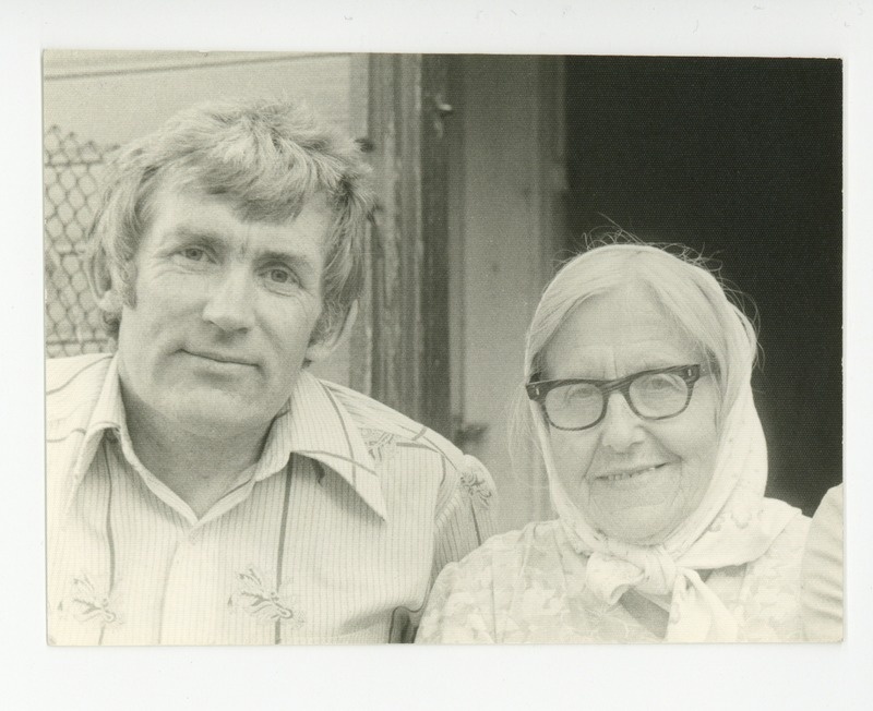 Erik Kamberg ja Salme Kongo Võrumaal, 20.07.1986