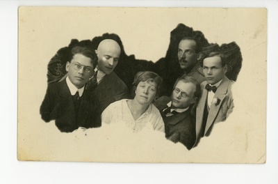 Kirjanikkude ühing "Siuru", 1917  duplicate photo
