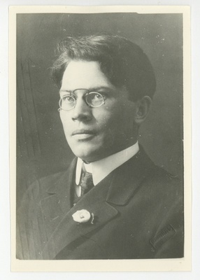 Friedebert Tuglas noorena, 1917  duplicate photo