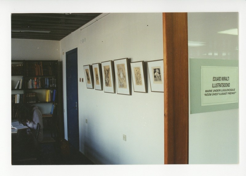 Näitus Eduard Wiiralti illustratsioonid Marie Underi luulekogule Rõõm ühest ilusast päevast