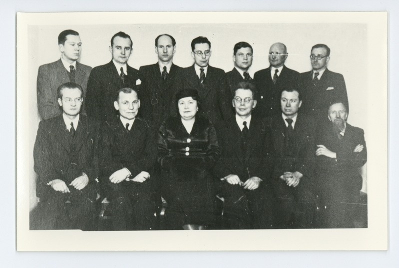 Koos leedu kirjanikega Kaunases, 17.02.1938
