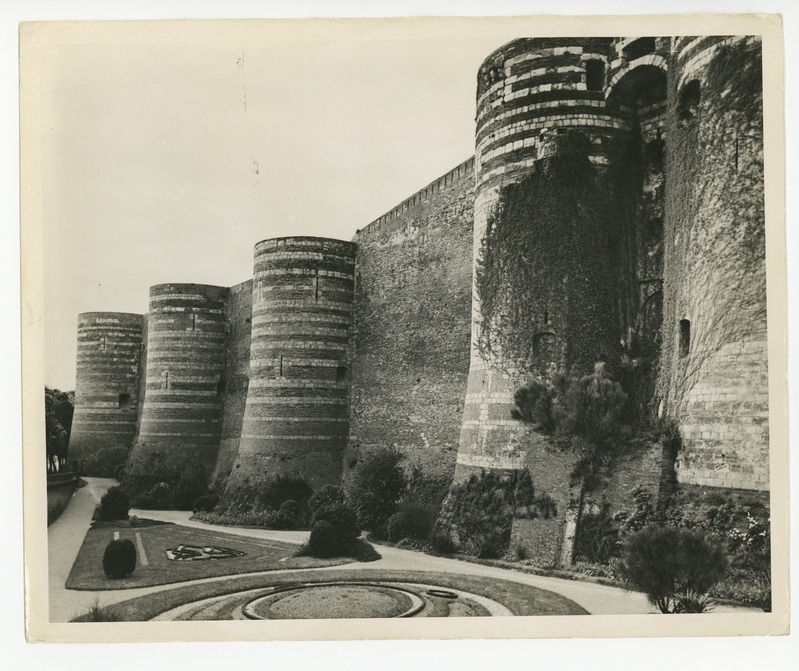 France, Loire Valley, Angers Castle, The Castle Walls