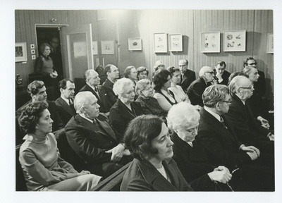 Majamuuseumi avamine, vaade publikule saalis  duplicate photo