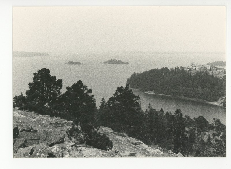 Ahvenamaa Bomarsund, vaade Bomarsundi põjaossa Kuradimäelt