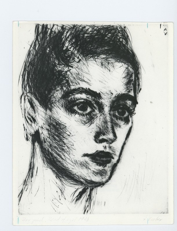 Agaate Veeber, Tütarlapse pea, 1948