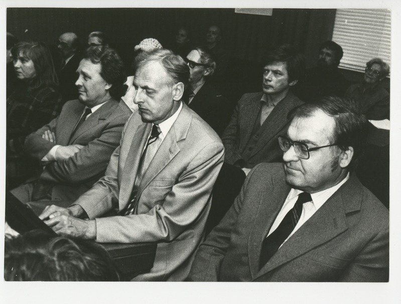 Ivaskite luuleõhtu Tuglase Majamuuseumis 20.09.1988