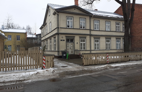 Sanitaarepidemioloogia jaam (sanepidjaam), Burdenko 47 (praegu  Veski t). Tartu, 1966. rephoto