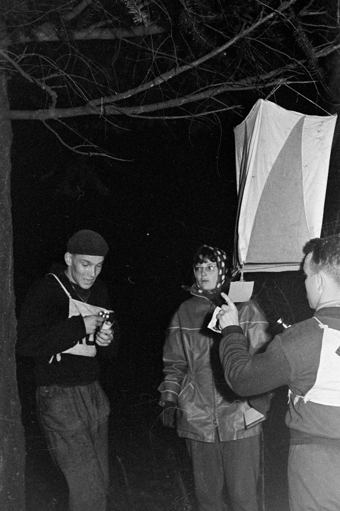 12th Apr. 62. Night orientation. On the radio