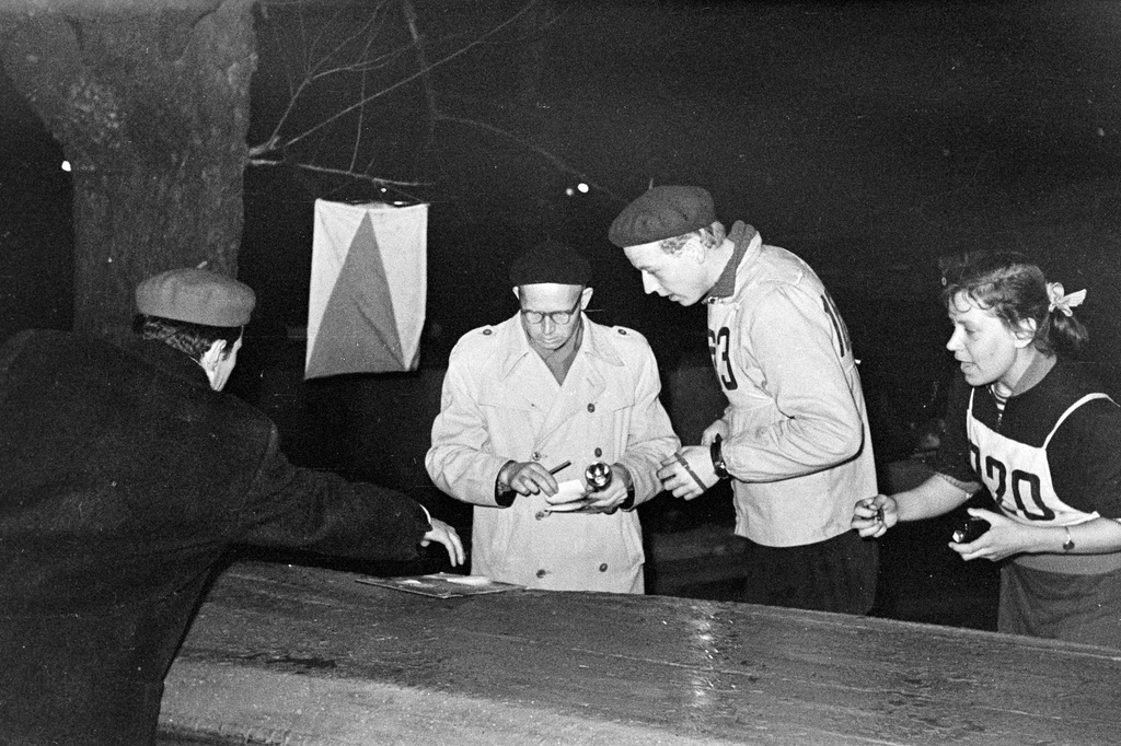 12th Apr. 62. Night orientation. On the radio