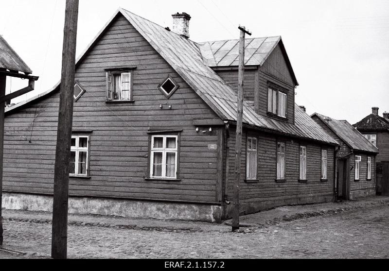 House in Pärnu, Laatsaret Street 2. There Jaan Rauski's apartment gathered a battleground during the preparation of the coup attempt on December 1, 1924.