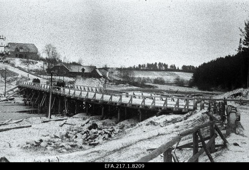 The restored bridge of Tõravere.
