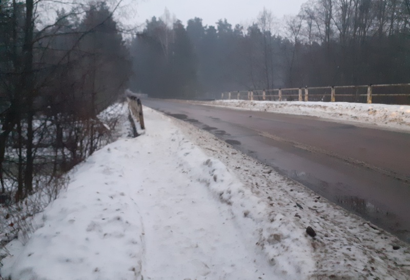 The bridge leading the Travere Peedu Station is broken. rephoto