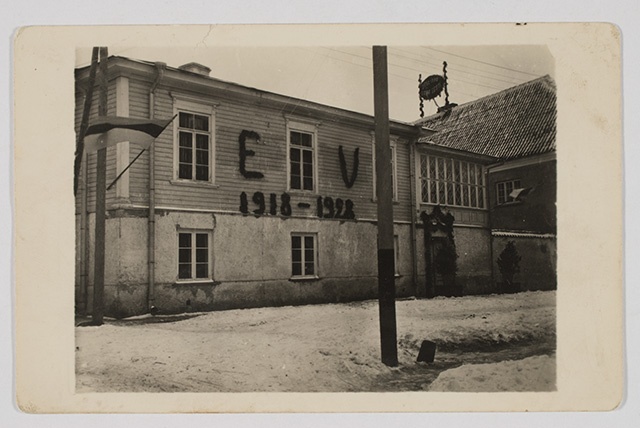 The building for the 10th anniversary of the Republic of Estonia