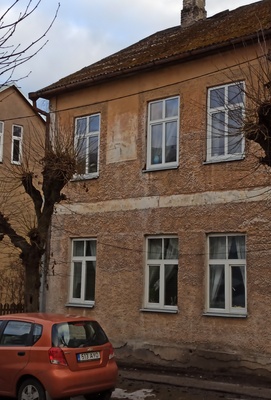 Marie Under's residence in Tartu, Tolstoi tn. 11 between December 1924 and June 1925 rephoto