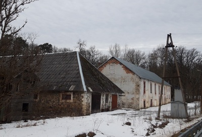 Next buildings of Ravila Manor Harju county Kose county Ravila alevik rephoto