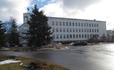 Lääne-Viru county Rakvere 1. High school building rephoto