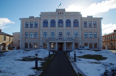Main building of Rakvere Teachers Seminar rephoto