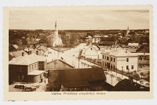 View of the city of Valka