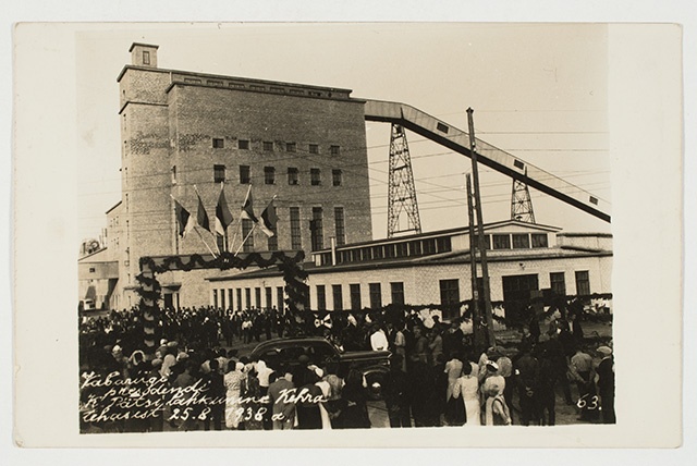 Kehra factory at K. Pätsi during the visit, 1938
