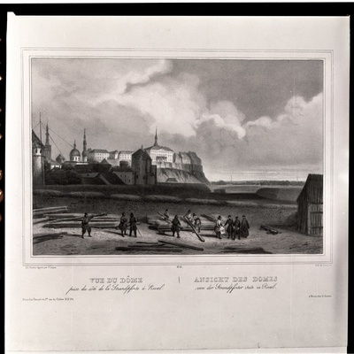 E. Hostein, V. Adam "Vaade Toompeale" 1833. aastast.  duplicate photo