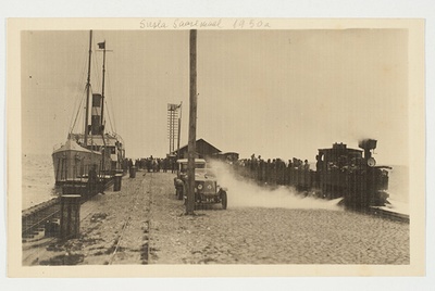 Roomassaare harbour, 1950  duplicate photo