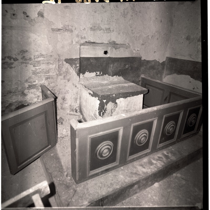 Püha Ristija Johannese kiriku mensa pealtvaade.