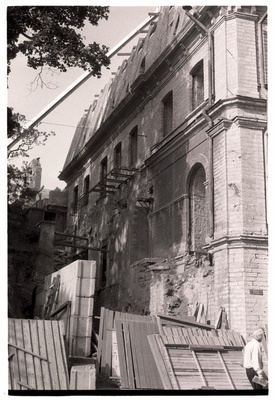 Kohvik "Tallinna" ümberehituse vaade Harju tänavalt.  duplicate photo