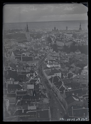 Tallinn. Õhufoto Tallinnast Laia tänava ümbrus  duplicate photo