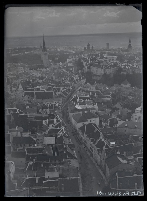 Tallinn. Õhufoto Tallinnast Laia tänava ümbrus
