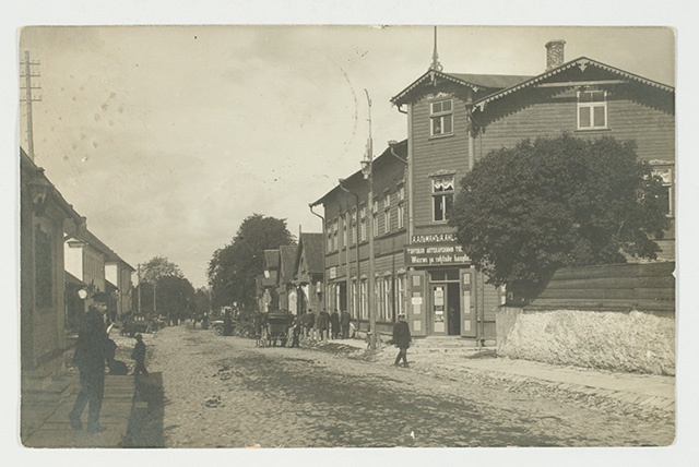 Paide city view, 1909