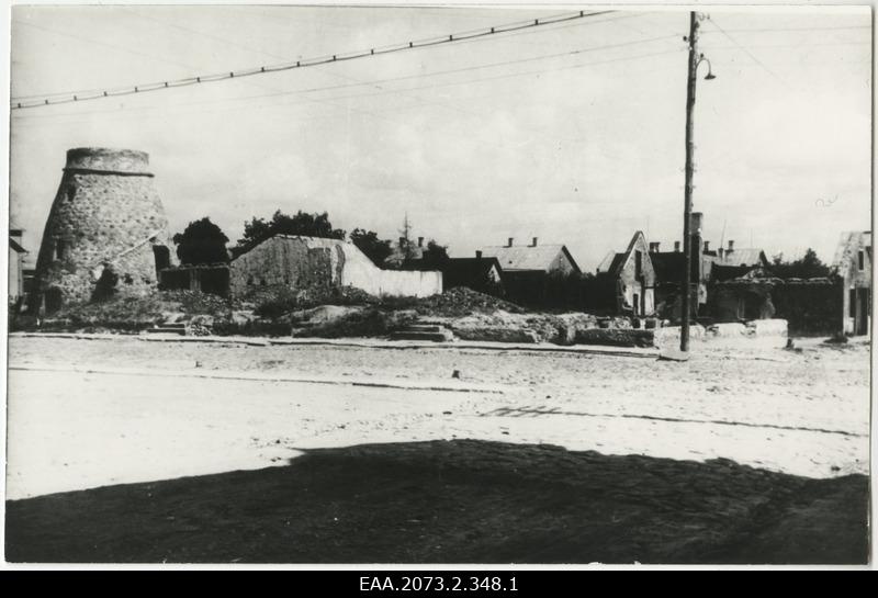 Star Street buildings in Tartu. After 1944. August