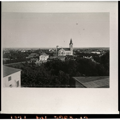 Vaade Kaarli kiriku suunas Toompea lossist, 19. sajandi lõpp.  duplicate photo