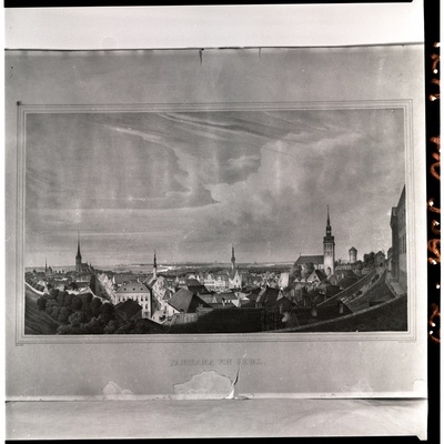 Locillot de Mars "Tallinna panoraam Toompealt" 19. sajandist.  duplicate photo