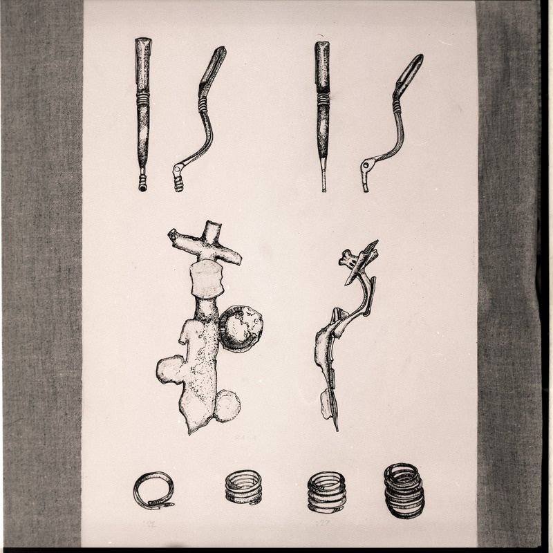 Proosa kivikalme kaevamiste leiud