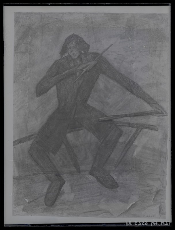 K. Raud "Inspiratsioon", 1920-ndate lõpust või 30-ndate algusest.